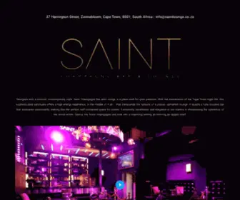 Saintlounge.co.za(Saint Lounge) Screenshot