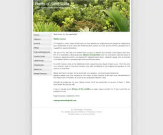 Saintlucianplants.com(Pictorial flora of saint lucia) Screenshot