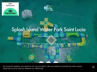 Saintluciawaterpark.com(Splash Island) Screenshot