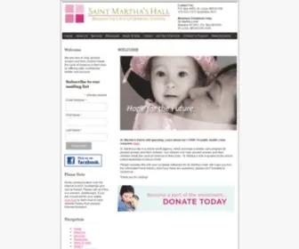 Saintmarthas.org(St. Martha's Hall) Screenshot