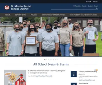 Saintmartinschools.org(Martin parish) Screenshot