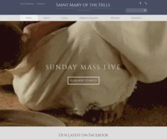 Saintmaryofthehills.com(Mary of the Hills) Screenshot