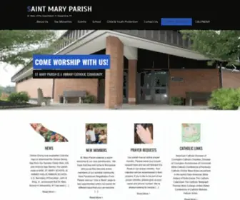 Saintmaryparish.com(Mary Parish) Screenshot