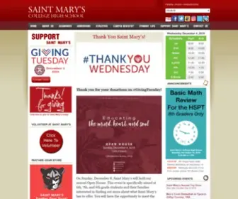 Saintmaryschs.org(Saint Mary's College High School) Screenshot