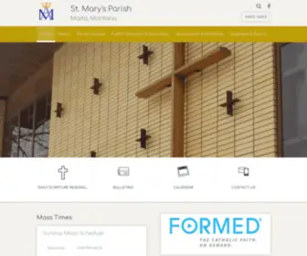 Saintmarysmalta.org(Marys Parish) Screenshot