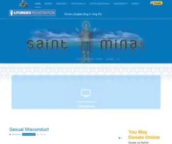 Saintmina-Holmdel.org(Saint Mina Holmdel) Screenshot