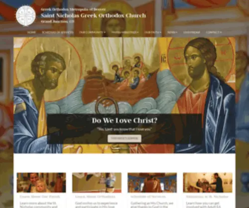 Saintnicholasgj.org(Saint Nicholas Greek Orthodox Church) Screenshot