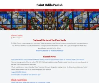 Saintodilo.org(Saint Odilo) Screenshot