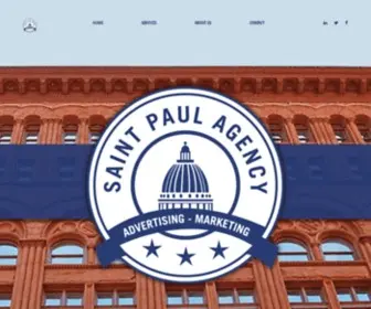 Saintpaulagency.com(Saint Paul Agency) Screenshot