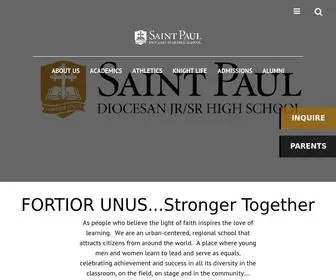 Saintpaulknights.org(Saint Paul Diocesan Jr) Screenshot