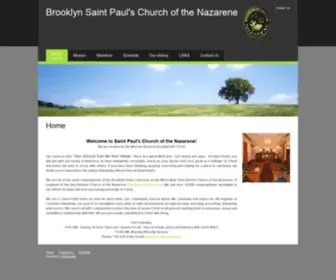 Saintpaulsnaz.org(Brooklyn Saint Paul's Church of the Nazarene) Screenshot