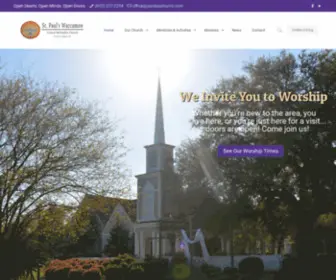 Saintpaulsumc.com(Pawleys Island) Screenshot