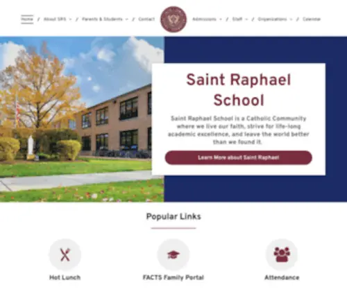 Saintraphaelparish-School.com(Saint Raphael School) Screenshot