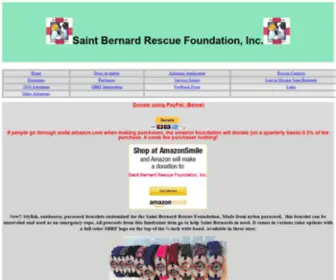 Saintrescue.org(Saint Bernard Rescue Foundation) Screenshot