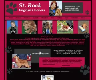 Saintrockcockers.com(Puppy) Screenshot