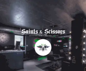 Saintsandscissors.com(A new breed of salon where the hair) Screenshot