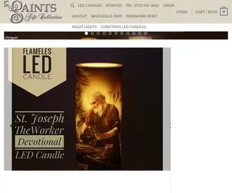 Saintsledcandlecollection.com(Wholesale LED Saint Candle Collection) Screenshot