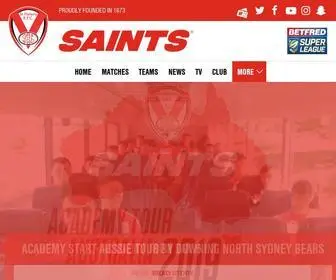Saintsrlfc.com Screenshot