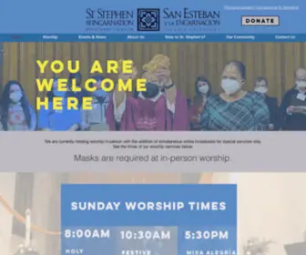 Saintstephensdc.org(Stephen and the Incarnation Episcopal Church in DC) Screenshot