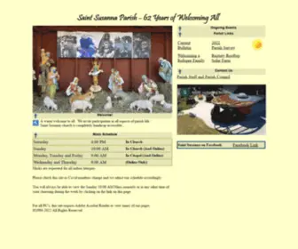 Saintsusanna.org(Saint Susanna Parish) Screenshot