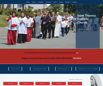 Sainttheresaparish.com(St. Theresa Parish) Screenshot