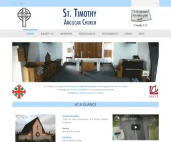 Sainttimothy.ca(A place to connect to God) Screenshot