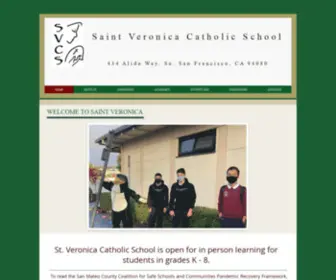 Saintveronicassf.org(Saint Veronica Catholic Elementary) Screenshot