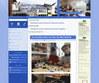 Saintvictrice.fr(Institution Saint) Screenshot