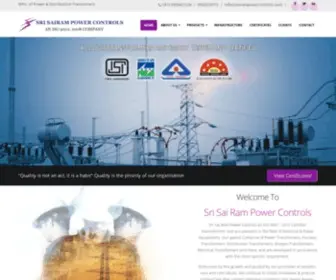 Sairampowercontrols.com(Sri Sairam Power Controls) Screenshot