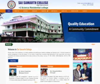 Saisamarth.in(Sai Samarth College) Screenshot