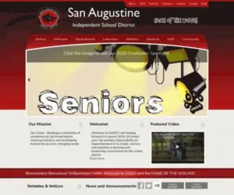 Saisd.us(San Augustine Independent School District) Screenshot