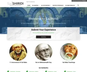 Saishiridi.com(Sai Baba Miracles) Screenshot