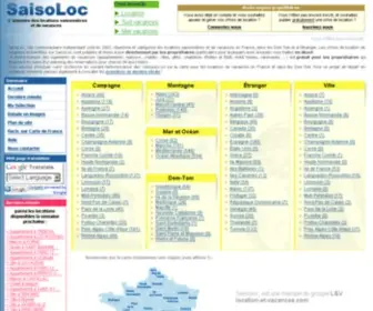 Saisoloc.com(Locations saisonnières) Screenshot