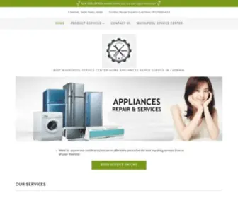 Saisriramservice.com(Whirlpool Authorised Service Center) Screenshot