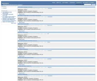 Saitech.com.sg(Bringing people and careers together) Screenshot