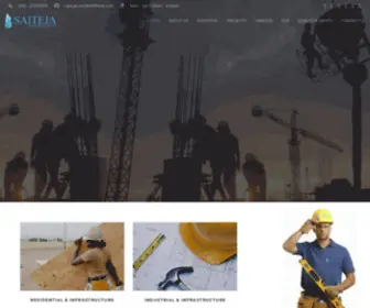 Saiteja.co.in(Saiteja Constructions) Screenshot