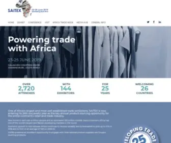 Saitexafrica.com(SAITEX Africa) Screenshot