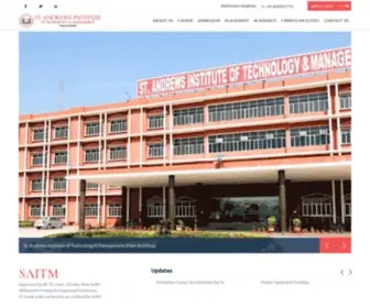 SaitmGurgaon.com(Andrews Institute of Technology & Management) Screenshot