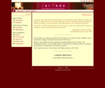 Saiveda.net(Learning to chant the Vedas) Screenshot