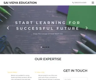 Saividyaeducation.in(Sai Vidya Education) Screenshot