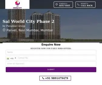 SaiWorldcityphase2.com(Sai World City) Screenshot