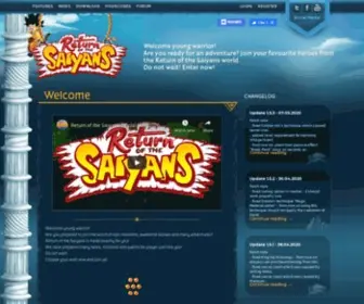 Saiyansreturn.com(Return Of The Saiyans) Screenshot