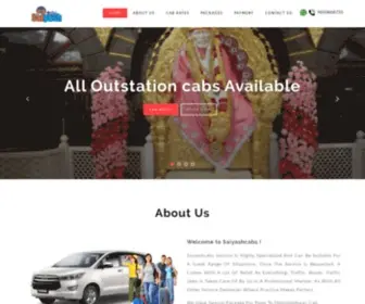 Saiyashcabs.com(Car Rental Services) Screenshot