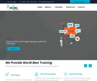 Sajaginfotech.com(Best seo digital marketing web development IT company in surat) Screenshot
