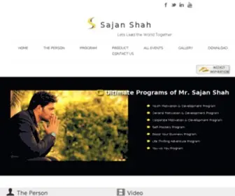 Sajanshah.com(Let's Lead India) Screenshot
