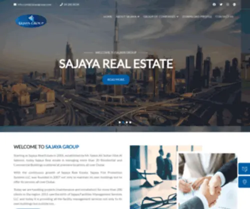 Sajayagroup.com(Sajaya Group) Screenshot