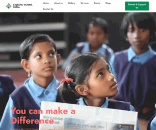 Sajeevavahini.org(Sajeeva Vahini Organization) Screenshot