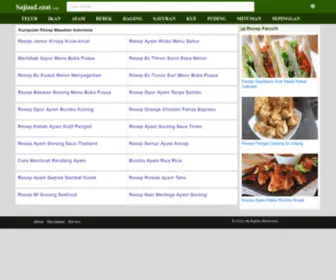 Sajianlezat.com(Kumpulan resep masakan indonesia) Screenshot