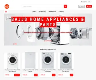 Sajjs.com(SAJJS Home Appliances & Parts) Screenshot