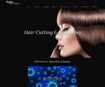 SajNa.co.uk(Sajna Hair & Beauty) Screenshot